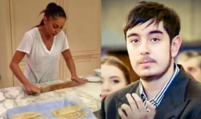 Mehriban Əliyeva oğlu üçün xüsusi yemək hazırladı - FOTOLAR