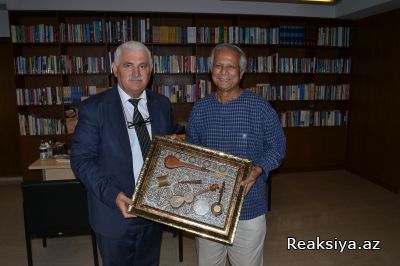 Nobel Sülh Mükafatı laureatı azərbaycanlı fond rəhbərinə təşəkkür etdi - VİDEO