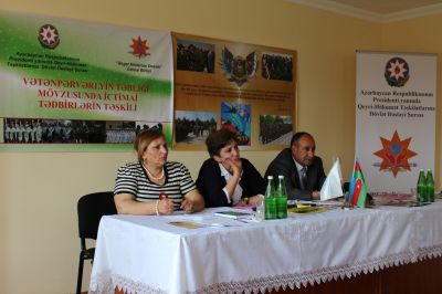 “Əsgər Ailələrinə Dəstək” İctimai Birliyi ön xəttdə görüş keçirib