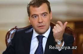 Medvedev Avropaya cavab tədbirləri hazırlamağı tapşırdı