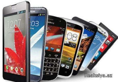 Mobil telefonların sayı azalıb