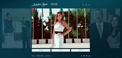 Mehriban Əliyevanın rəsmi saytı yeni dizaynda - FOTOLAR
