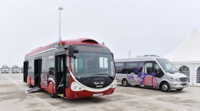 Bakıda yeni avtobuslar istifadəyə verilib