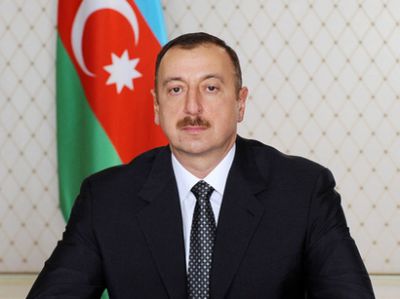 İlham Əliyev Göyçay rayonuna səfər etdi