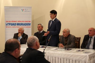 Fuad Muradov müharibə veteranları ilə görüşüb - FOTOLAR