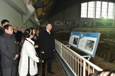 İlham Əliyev Çində Terrakota Ordusu Muzeyi ilə tanış oldu - FOTOLAR