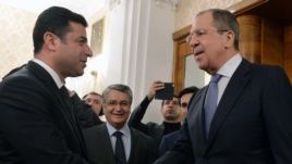 Lavrov Dəmirtaşla görüşüb