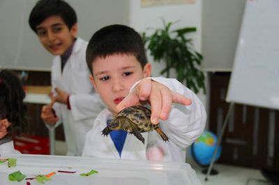 Uşaqlar üçün növbəti ekoloji laboratoriya təlimi təşkil olunub - FOTOLAR