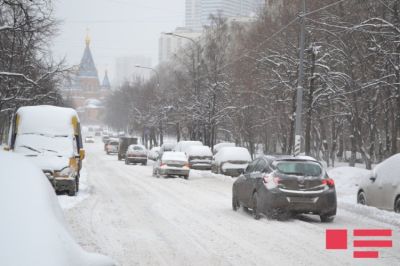 Moskvaya son 50 ildə rekord həddə qar yağıb