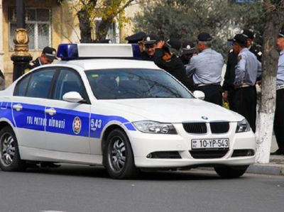 Bakıda yol polisi polkovniki döydü