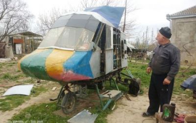 Qusar sakini helikopter hazırladı - FOTOLAR - VİDEO