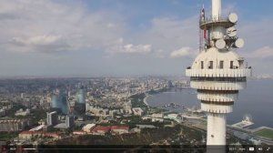 Bakıda televiziya qülləsindən tullandılar - FOTOLAR