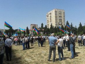 Müsavat Partiyası Bakıda mitinq keçirib