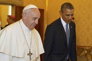 Obama və Roma Papası Şimon Peresin dəfninə gedir