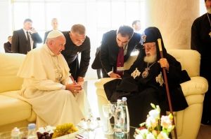 Gürcüstan Patriarxı II İlya Roma Papası ilə görüşüb