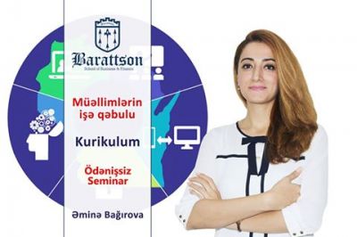 “Nailiyyətimiz Kurikulumdan keçir” mövzusunda ödənişsiz seminar keçiriləcək