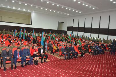 Ağstafa rayonunda “Vətənin müdafiəsinə hazıram!” mövzusunda tədbir keçirilmişdir - FOTOLAR