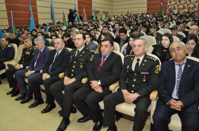 Lənkəran şəhərində “Vətənin müdafiəsinə hazıram!” mövzusunda tədbir keçirilib - FOTOLAR