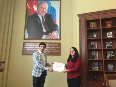 Gənclər Fondunun maliyyələşdirdiyi layihə Azərbaycan Dövlət İqtisad Universitetində baş tutdu - FOTOLAR