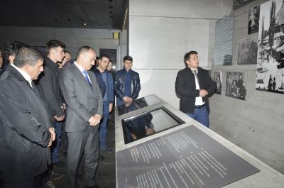 Quba Soyqırımı Memorial Kompleksini ziyarət olunub. - FOTOLAR