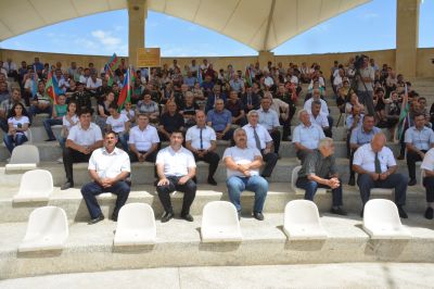 Füzuli rayonunda gənclərin hərbi xidmətə yolasalma mərasimi keçirilib