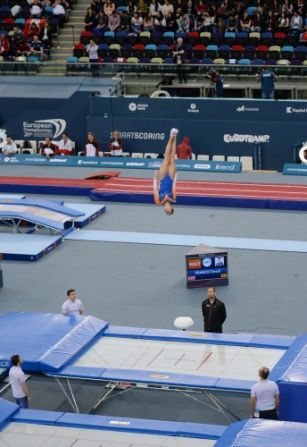 Bakıda batut gimnastikası, ikili mini-batut və tamblinq üzrə 26-cı Avropa çempionatı davam edir