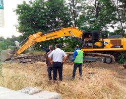 Göyçay çayı üzərində yeni körpünün inşasına başlanılıb