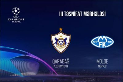 "Qarabağ"ın "Molde" ilə oyun üçün start heyəti açıqlandı