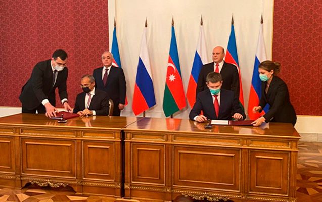 Moskvada Rusiya ilə Azərbaycan arasında daha 6 sənəd imzalandı