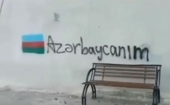 Təbrizdə Azərbaycanla bağlı divar yazıları