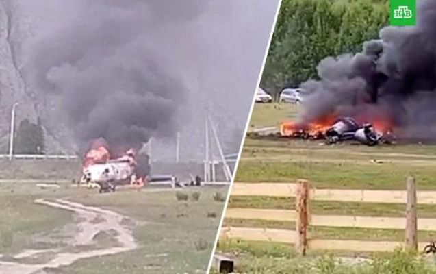 Rusiyada helikopter qəzaya uğradı - 6 nəfər öldü