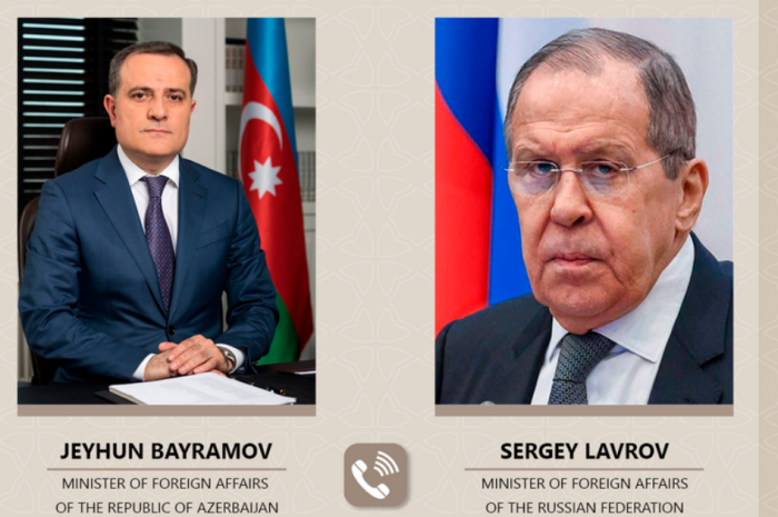 Ceyhun Bayramov Lavrovla danışdı