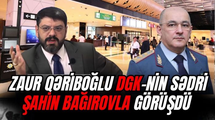 Zaur Qəriboğlu Şahin Bağırovla görüşdü - VİDEO