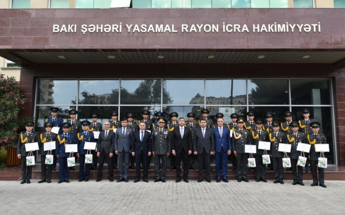 Yasamalda Silahlı Qüvvələr Günü qeyd edildi - FOTOLAR