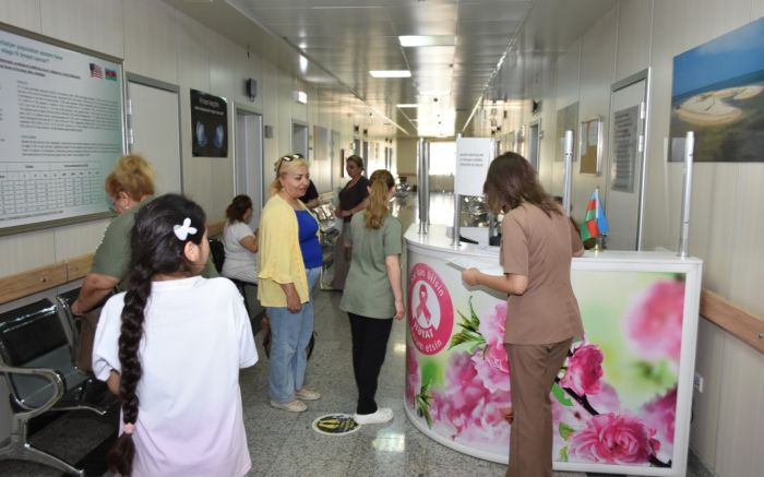Yasamalda qadınların onkoloji müayinəsi təşkil olundu
