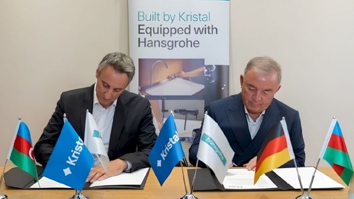 "Kristal" və "Hansgrohe" arasında memorandum imzalandı - FOTOLAR
