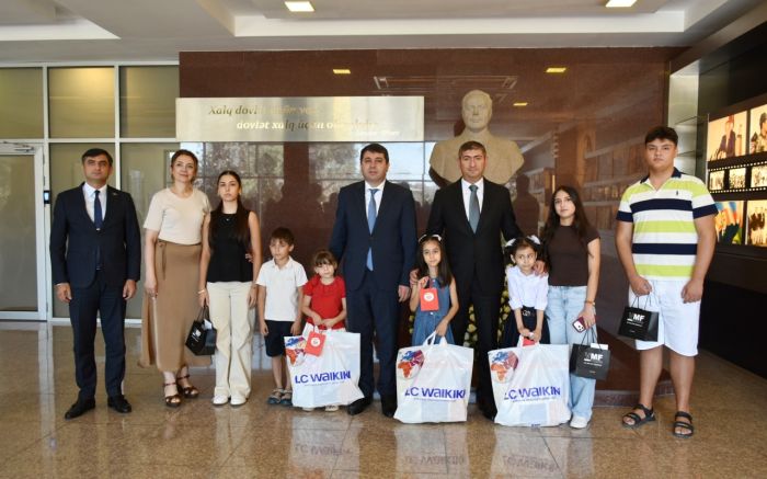 İcra başçısı Elşad Həsənov şəhid övladları ilə görüş keçirdi - FOTOLAR