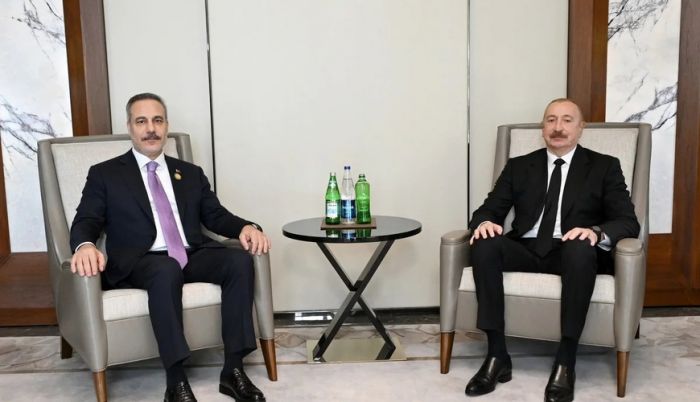 İlham Əliyev Hakan Fidanı qəbul etdi